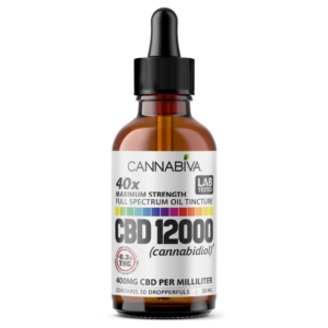 Cannabiva 12000MG Full Spectrum CBD Oil Tincture - Maximum Strength - Wholesale, White Label, Private Label, Bulk