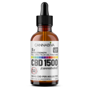 Cannabiva 1500MG Full Spectrum CBD Oil Tincture - Extra Strength - Wholesale, White Label, Private Label, Bulk