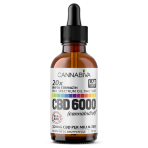 Cannabiva 6000MG Full Spectrum CBD Oil Tincture - Hyper Strength - Wholesale, White Label, Private Label, Bulk