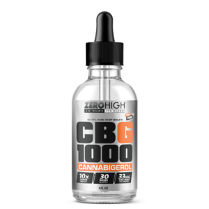 1000MG CBG Oil Tincture - 10x Strength Cannabigerol Pure Isolate With No THC - Wholesale, White Label, Private Label, Bulk