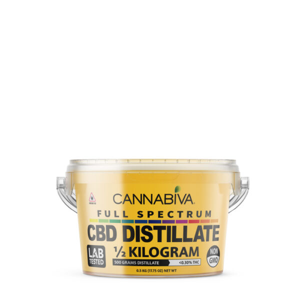 Bulk Full Spectrum CBD Distillate Concentrate - Cannabidiol 500 Grams