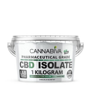Bulk CBD Isolate Powder - Cannabidiol Concentrate 1 Kilogram - No THC
