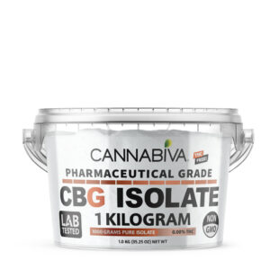 Bulk CBG Isolate Powder - Cannabigerol Concentrate 1 Kilogram - No THC