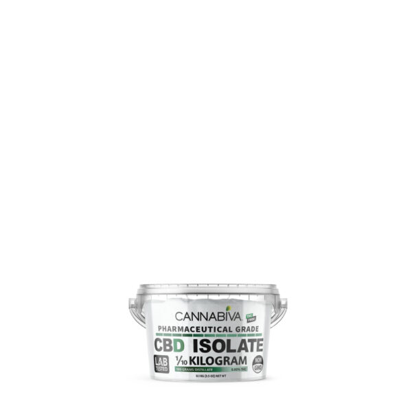 Bulk CBD Isolate Powder - Cannabidiol Concentrate 100 Grams - No THC
