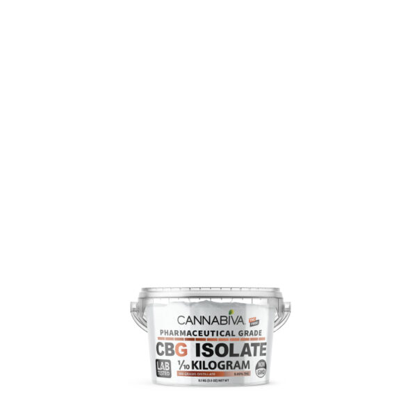 Bulk CBG Isolate Powder - Cannabigerol Concentrate 100 Grams - No THC