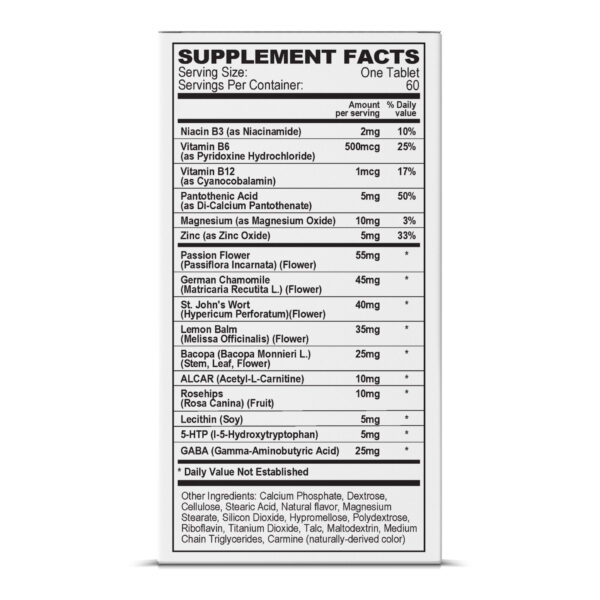 Trexeo For Kids - Supplement Facts