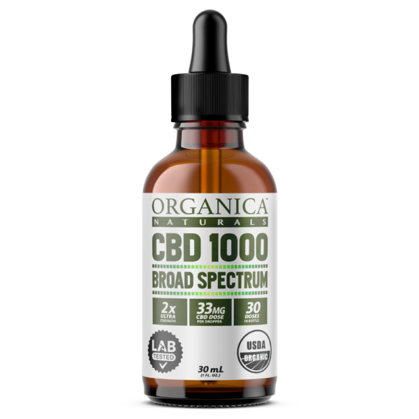 USDA Organic 1000 mg Broad Spectrum CBD Oil | Bulk & Wholesale