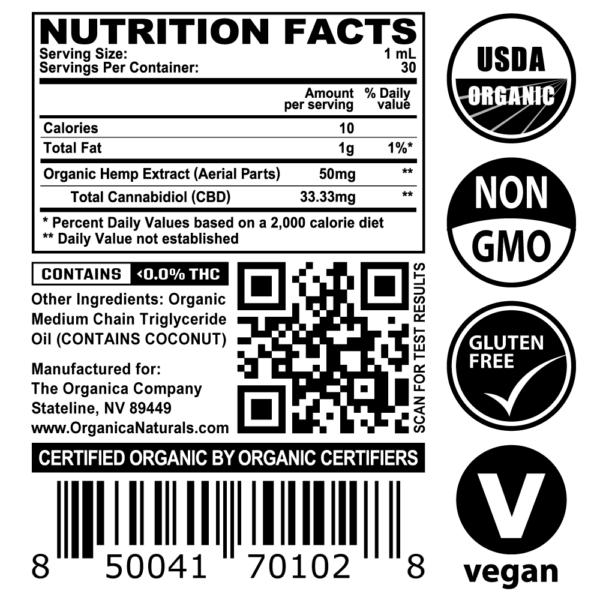 USDA Organic 1000 mg Broad Spectrum CBD Oil | Bulk & Wholesale - Image 6