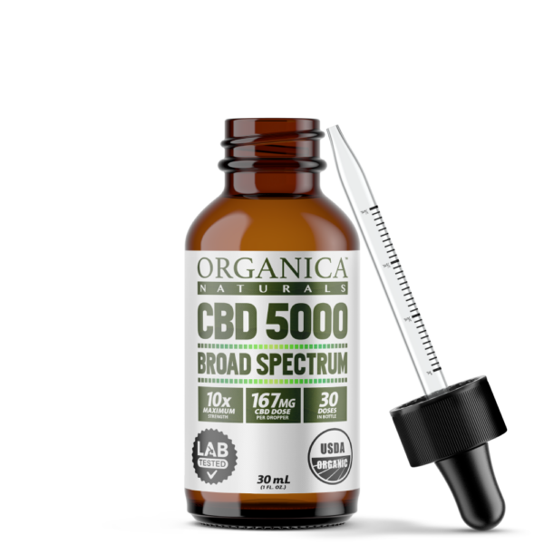 USDA Organic 5000 mg Broad Spectrum CBD Oil | Bulk & Wholesale - Image 4