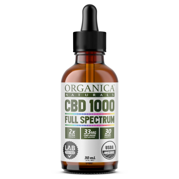 USDA Organic 1000 mg Full Spectrum CBD Oil | Bulk & Wholesale