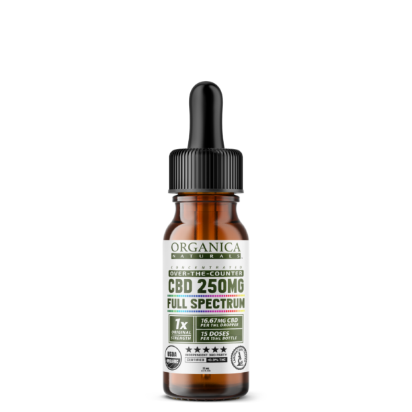 USDA Organic 250 mg Full Spectrum CBD Oil | Bulk & Wholesale