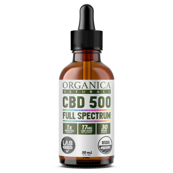 USDA Organic 500 mg Full Spectrum CBD Oil | Bulk & Wholesale