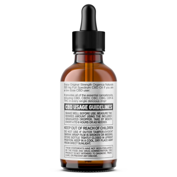 USDA Organic 500 mg Full Spectrum CBD Oil | Bulk & Wholesale - Image 3