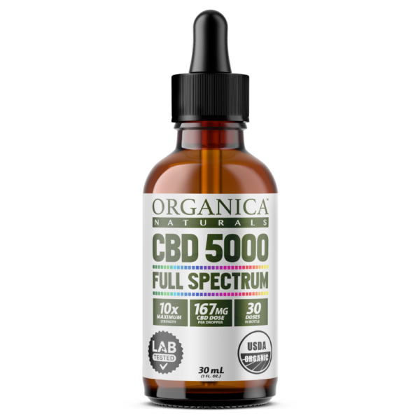 USDA Organic 5000 mg Full Spectrum CBD Oil | Bulk & Wholesale