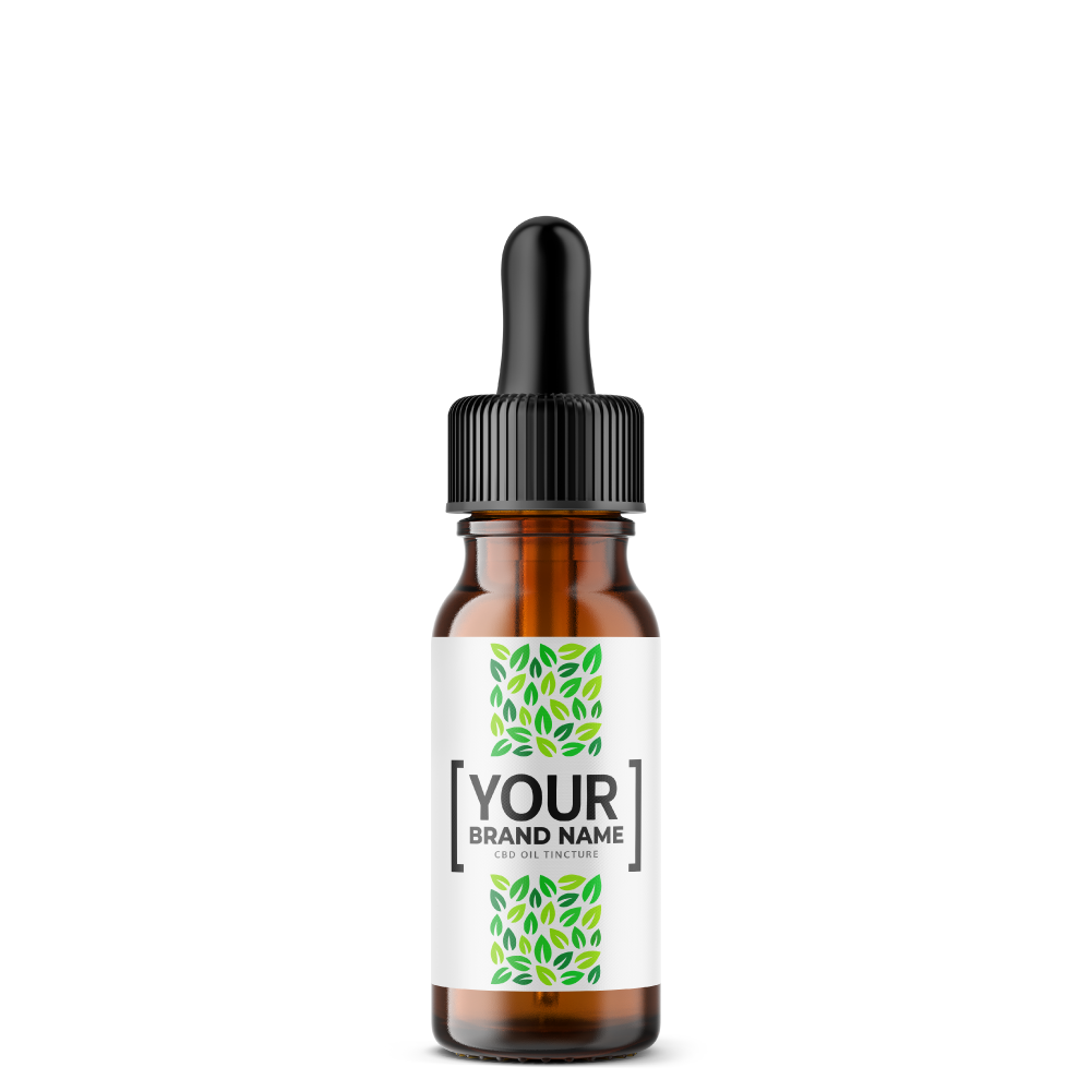 Full Spectrum and Broad Spectrum CBD Oil - Custom Label, White Label and Private Label Bottle (15mL)
