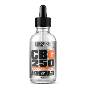 250MG CBG Oil Tincture - 2x Strength Cannabigerol Pure Isolate With No THC - Wholesale