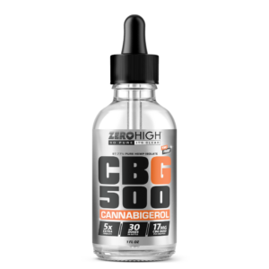 500MG CBG Oil Tincture - 5x Strength Cannabigerol Pure Isolate With No THC - Wholesale