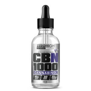 Zero High 1000MG Cannabinol CBN Oil Tincture - 10x Strength - Pure Isolate No THC - Wholesale