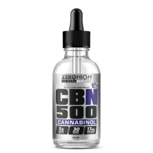 Zero High 500MG Cannabinol CBN Oil Tincture - 5x Strength - Pure Isolate No THC - Wholesale