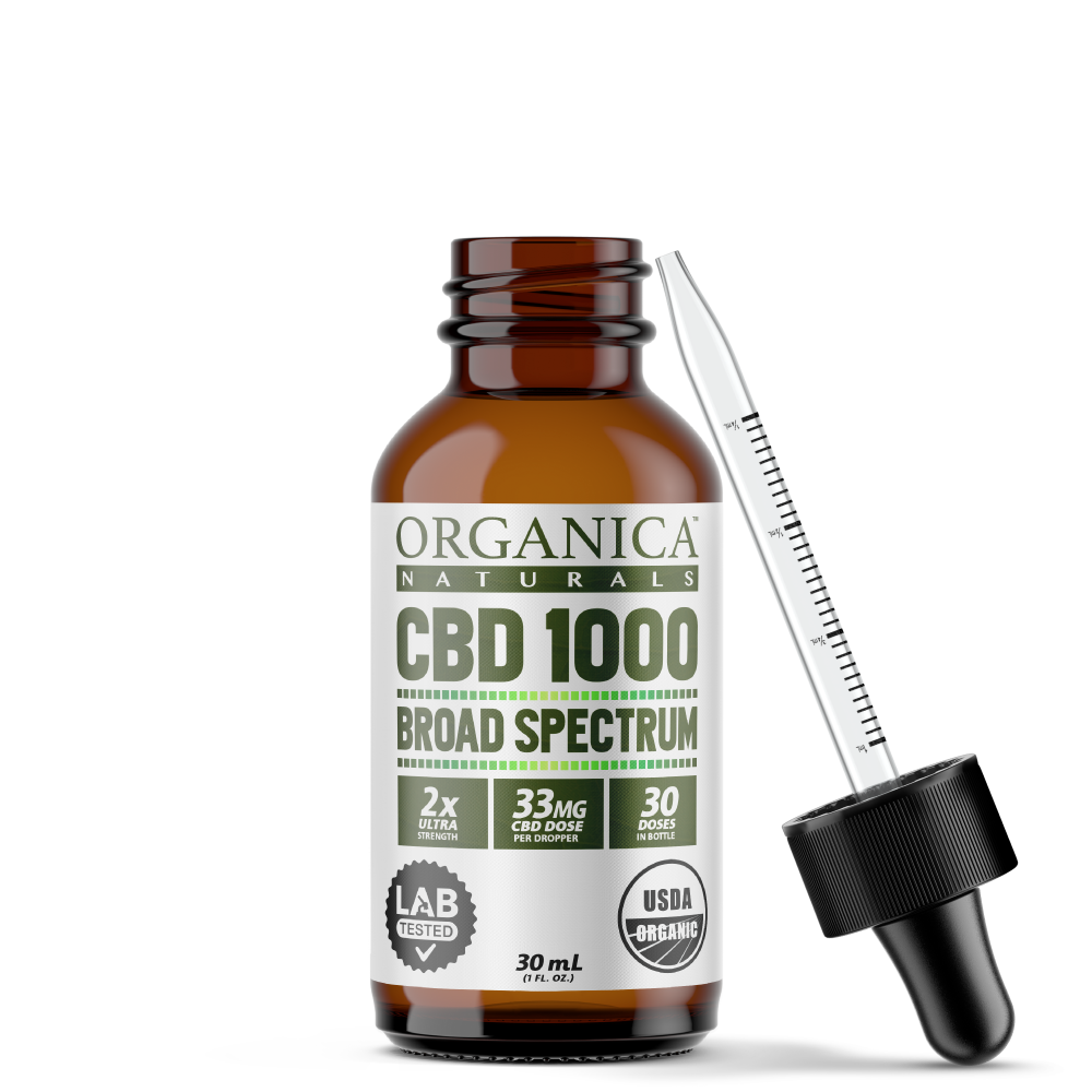USDA Organic 1000 mg Broad Spectrum CBD Oil | Bulk & Wholesale - Image 4