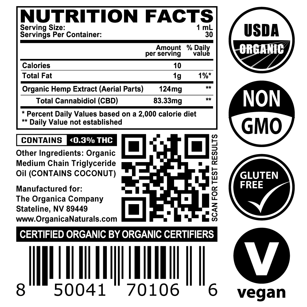 USDA Organic 2500 mg Full Spectrum CBD Oil | Bulk & Wholesale - Image 6