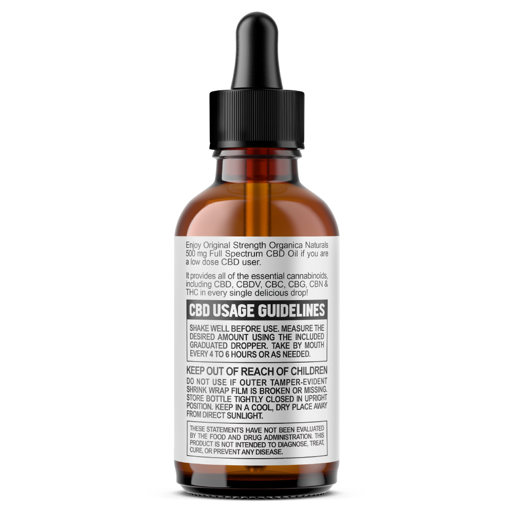 USDA Organic 500 mg Full Spectrum CBD Oil | Bulk & Wholesale - Image 3