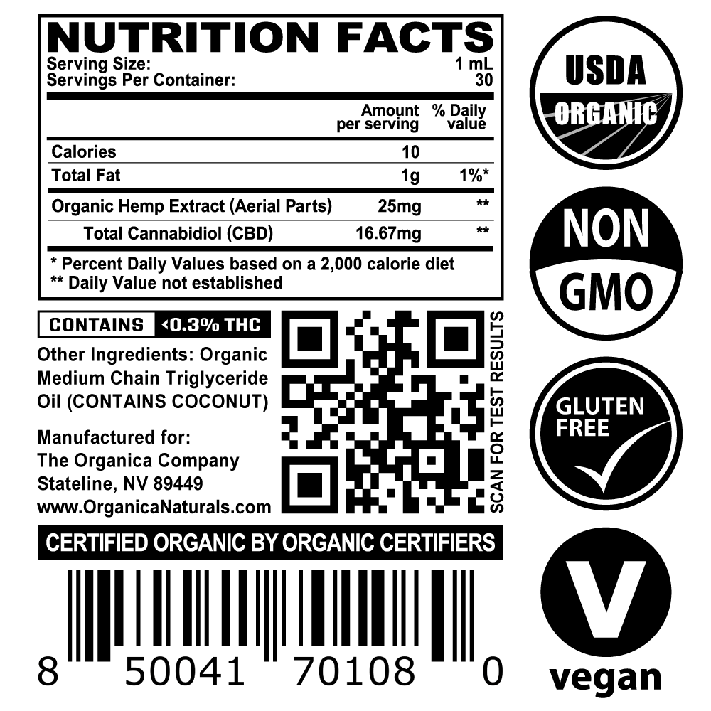 USDA Organic 500 mg Full Spectrum CBD Oil | Bulk & Wholesale - Image 6